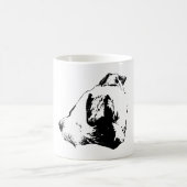 Sehender Blick in die Tinte Kaffeetasse (Mittel)