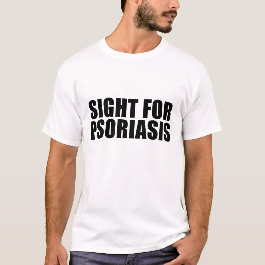 Sehenswert für Psoriasis Sore Eyes Pun Novelty T-Shirt (Vorderseite)