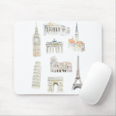 Sehenswürdigkeit Europa Mousepad (Mit Mouse)