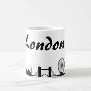 Sehenswürdigkeit-Geschenk-Tasse Londons, England Kaffeetasse
