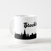 Sehenswürdigkeit-Geschenk-Tasse Stockholms Kaffeetasse (Vorderseite Links)