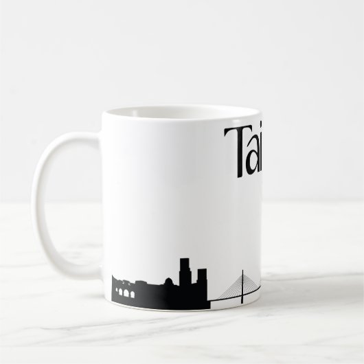 Sehenswürdigkeit-Geschenk-Tasse Taipehs, Taiwan Kaffeetasse (Links)