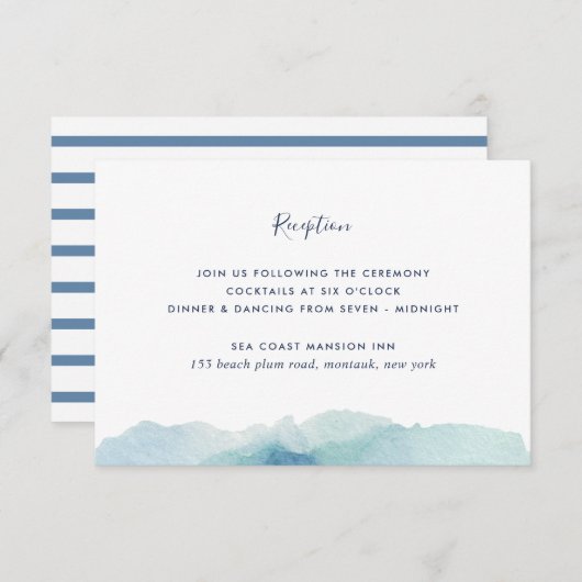 Sehenswürdigkeit Hochzeitsempfangskarte Einladung (Vorne/Hinten)