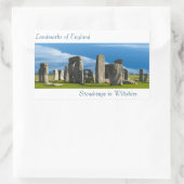 Sehenswürdigkeit Image of England for Rectangle-St Rechteckiger Aufkleber (Tasche)