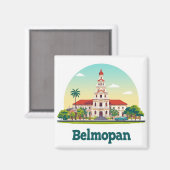 Sehenswürdigkeit in Belmopan Magnet (Vorderseite/Rückseite)