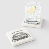 Sehenswürdigkeit Montreal Steinuntersetzer (Seitenansicht)