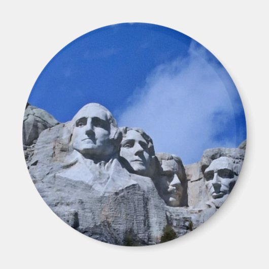Sehenswürdigkeit Rushmore Magnet (Vorne)