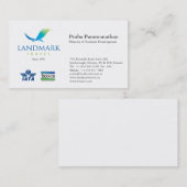 Sehenswürdigkeit Visitenkarte (Vorne/Hinten)