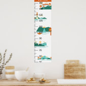 Sehenswürdigkeit-Wachstumstabelle Poster (Küche)