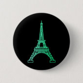 Sehenswürdigkeiten - der Eiffel-Turm-Knopf Button (Vorderseite)