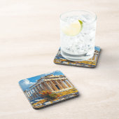 Sehenswürdigkeiten der griechischen Akropolis Getränkeuntersetzer (Rechte Seite)