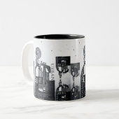 Sehenswürdigkeiten der Stadt Zweifarbige Tasse (Vorderseite Links)