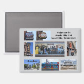 Sehenswürdigkeiten in Nashville, Tennessee Magnet (Vorderseite/Rückseite)