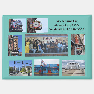 Sehenswürdigkeiten in Nashville, Tennessee Magnet