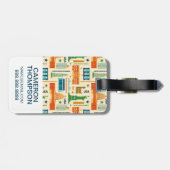 Sehenswürdigkeiten von USA Gepäckanhänger (Rückseite horizontal)