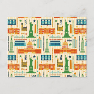 Sehenswürdigkeiten von USA Postkarte