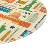 Sehenswürdigkeiten von USA Schneidebrett (Ecke)