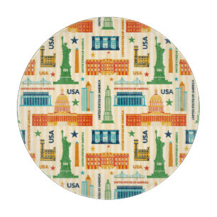 Sehenswürdigkeiten von USA Schneidebrett