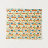 Sehenswürdigkeiten von USA Wandteppich (Vorderseite (Horizontal))