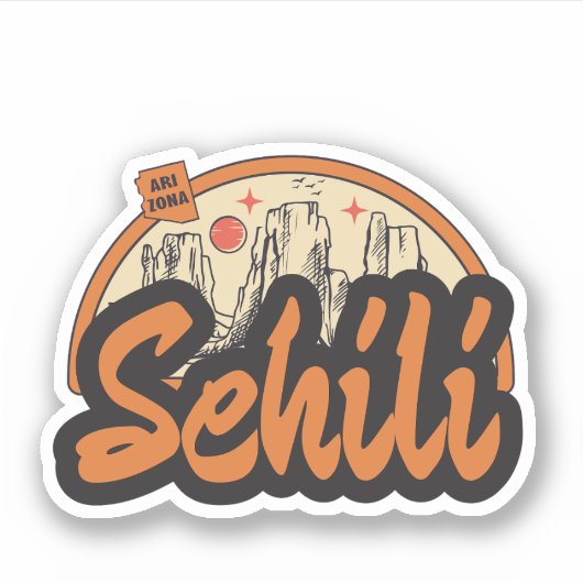 Sehili, Arizona Sticker (Vorderseite)