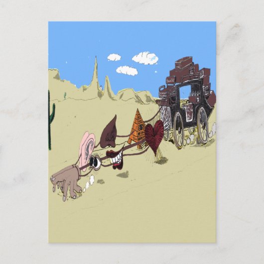 Sehnenfahrt Postkarte (Vorderseite)