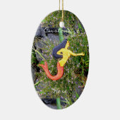 Sehnenschwanzsirena mermaid Schönheit Keramikornament (Rechts)