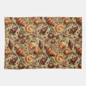 Sehnsucht nach Croissants Geschirrtuch (Horizontal)