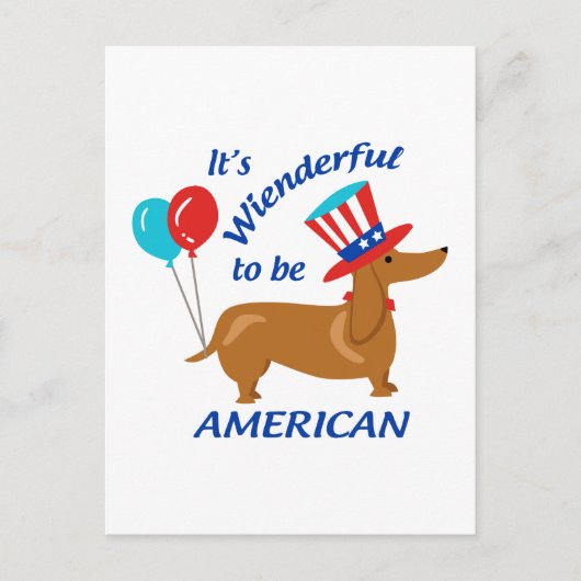 sehnsüchtig nach Amerikanern Postkarte (Vorderseite)