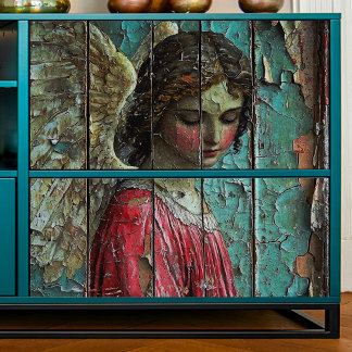 Sehnsüchtiger Engel Decoupage Seidenpapier