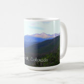 Sehnt sich Spitze, Rocky Mountain Nationalpark, Kaffeetasse (VorderseiteRechts)
