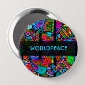 Sehr abstrakte Formen Art 10 Button (Vorne & Hinten)