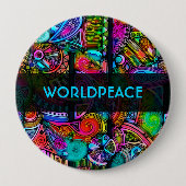 Sehr abstrakte Formen Art 10 Button (Vorderseite)