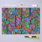 Sehr abstrakte Formen Art 10 Seidenpapier (Handwerk)