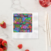 Sehr abstrakte Formen Art 10 Serviette (Beispiel)