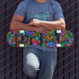 Sehr abstrakte Formen Art 10 Skateboard
