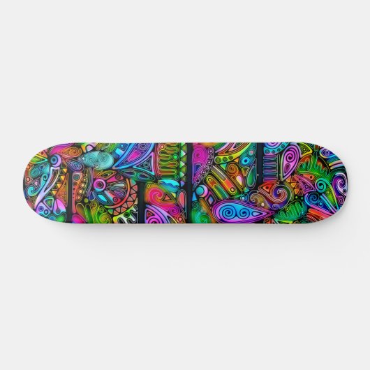 Sehr abstrakte Formen Art 10 Skateboard (Horizontal)