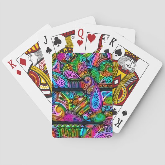 Sehr abstrakte Formen Art 10 Spielkarten (Rückseite)