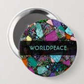 Sehr abstrakte Formen Art 11 Button (Vorne & Hinten)