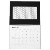 Sehr abstrakte Formen Art 11 Kalender (Mär 2027)