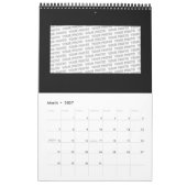 Sehr abstrakte Formen Art 11 Kalender (Mär 2027)