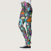 Sehr abstrakte Formen Art 11 Leggings (Links)