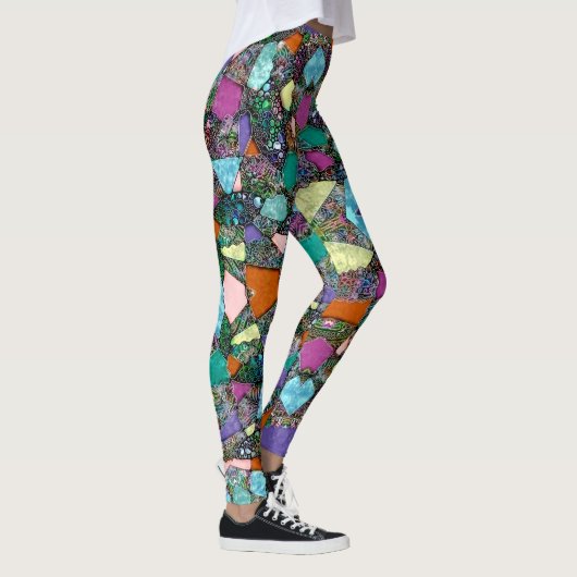 Sehr abstrakte Formen Art 11 Leggings (Rechts)
