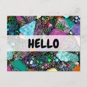 Sehr abstrakte Formen Art 11 Postkarte