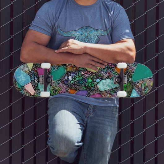 Sehr abstrakte Formen Art 11 Skateboard (Außenbereich 3)