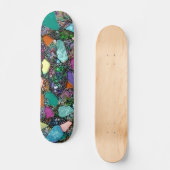 Sehr abstrakte Formen Art 11 Skateboard (Vorderseite)