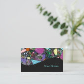 Sehr abstrakte Formen Art 11 Visitenkarte (Stehend Vorderseite)