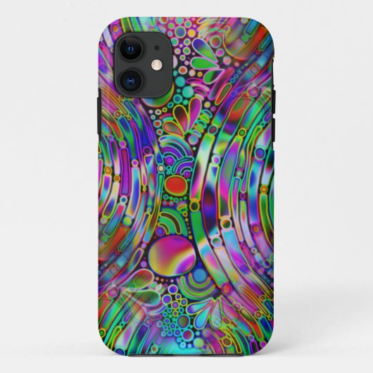 Sehr abstrakte Formen Art 1 Case-Mate iPhone Hülle (Rückseite)