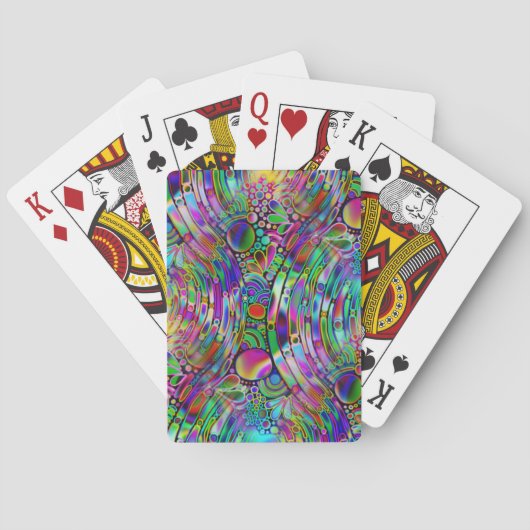 Sehr abstrakte Formen Art 1 Spielkarten (Rückseite)