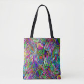 Sehr abstrakte Formen Art 1 Tasche (Vorderseite)