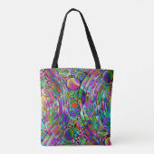 Sehr abstrakte Formen Art 1 Tasche (Rückseite)
